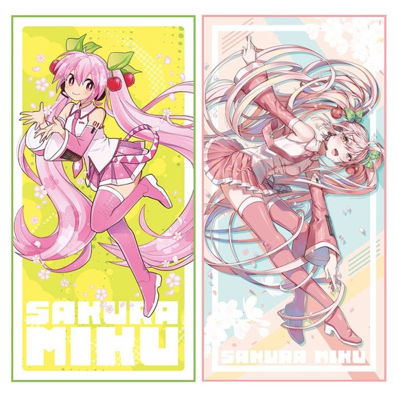 Hatsune Miku - Sakura Miku Bath Towels (Set of 2) - Picture 2 of 5